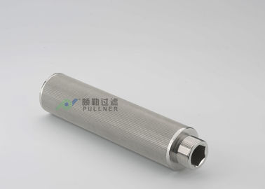 Multilayer Sintered Wire Mesh Filter Stainless Steel Industri Petrokimia OD 65mm